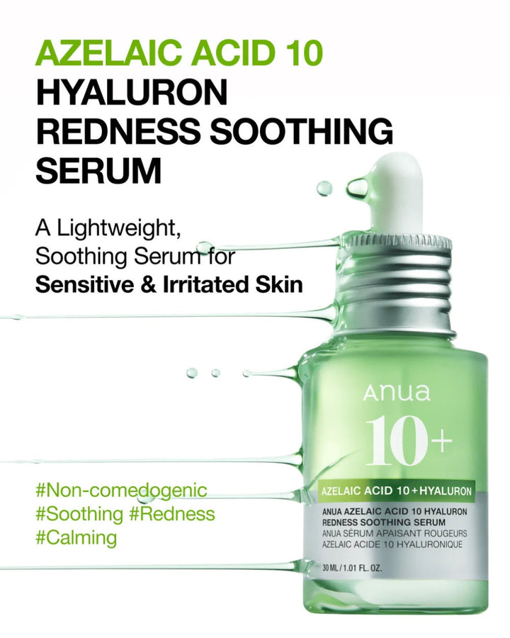 Anua - Azelaic Acid 10 Hyaluron Redness Soothing Serum