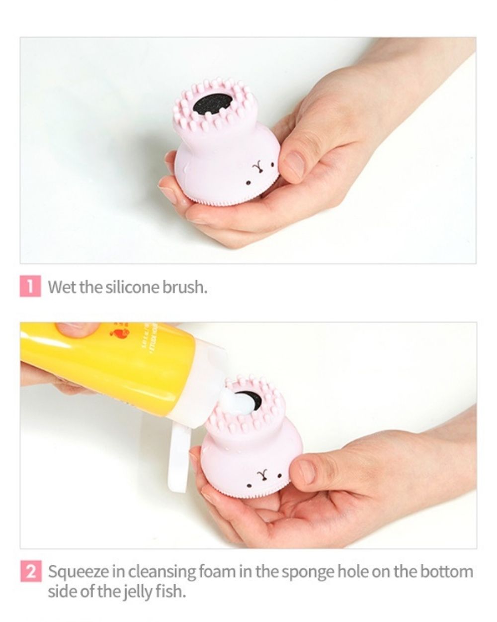 Etude House - My Beauty Tool Exfoliating Silicon Brush - Jellyfish Shape